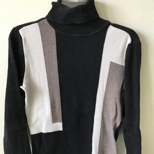 Color block sweater
